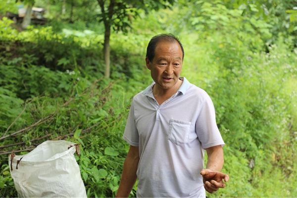 069fda9843ca4edf9769aa6eb48ba933.jpg 图片一 王大爷为队员讲解天麻产业.jpg